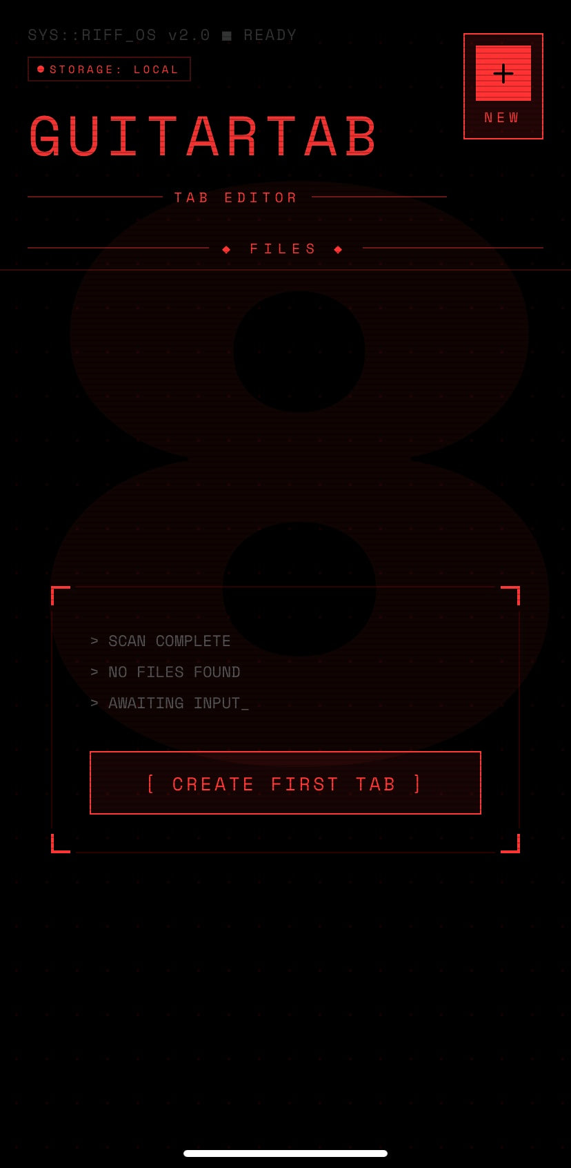 Guitar Tab-Riff Recorder